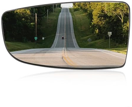 Unten Außenspiegelglas Für Ford Für Transit MK8 2014-2025 mit Trägerplatte Links BK3117C718AB Ersatzlinsen Rückspiegel Auto Glas Objektiv Links Rechts 1855103 1855102 Außenspiegel (Left)