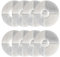 Katomi 8× Ersatzfilter für Pretty Paw Katzenbrunnen – Runde Aktivkohle-Filtereinsätze für Katzentränken & Hundetränken – BPA-frei, Geruchsneutral, Umweltfreundlich, 13cm