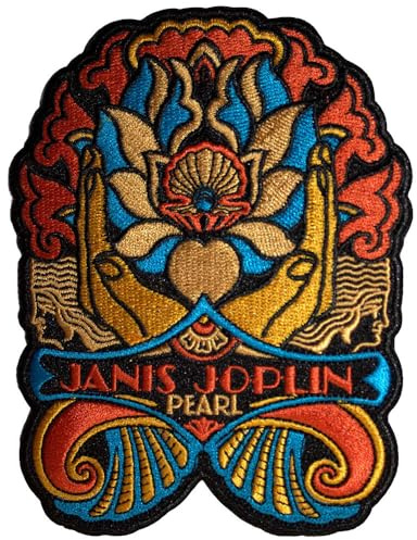 Janis Joplin Pearl Nouveau Woven Patch One Size