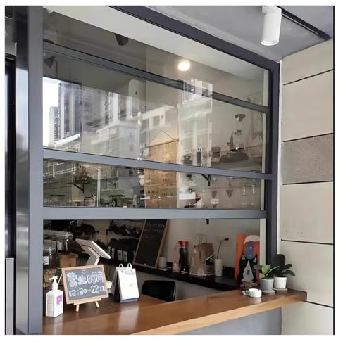 Vertikales Schiebefenster Einbaufenster Mit Fliegengitter Aluminiumrahmen Auf- Und Ab-Schiebefenster Für Hühnerställe Badezimmer