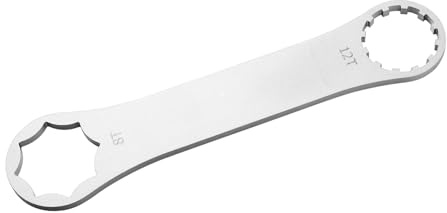 MAGICLULU Front Fork Spanner aus Edelstahl Doppelseitiges Fahrradwerkzeug für Suntour Gabelkappen Robust und Einfach zu Bedienen Kompatibel mit Mountainbikes Praktisches Fahrradzubehör