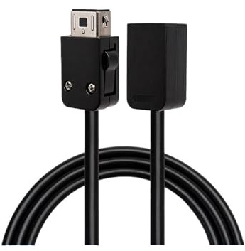 Cavo di prolunga for controller compatibile con NES Classic Mini - Cavo di ricambio nero da 1,8 m for porta controller standard