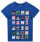 Minecraft Sprites Boy's T-Shirt, Royal Blue, Age 11-12 Years