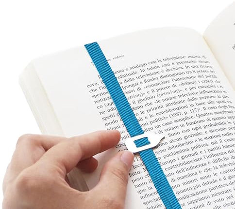 Besonderes Lesezeichen, elastisches Lesezeichen für Männer, Frauen und Kinder, tolle Geschenkidee für Leser, Abschluss, Geburtstag, nette Geschenke für Lehrer, Design-Geschenke - Lastword Himmelblau