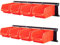 Wallmaster Aufbewahrungsbehälter für 8 Behälter, Garagenregalsystem, 2-stöckig, Orange, Werkzeug-Organizer, Würfelkörbe, Wandmontage, Organisationen (Orange)