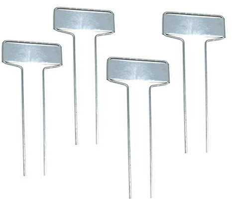 25 Stück Pflanzenschilder aus Verzinktem, Metall Pflanzenstecker Garten Etiketten Pflanze Etiketten Gartenschild Gartenstecker (15.5x6.5x0.2cm)