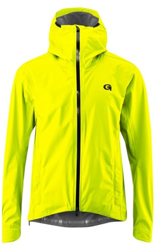 Gonso Herren Regenjacke Save Plus | Wasserdicht bis 10.000mm, Winddicht, G-Tex, 2,5-Lagenlaminat & getapte Nähte, Körpernahe Passform, Perfekt für das ganze Jahr