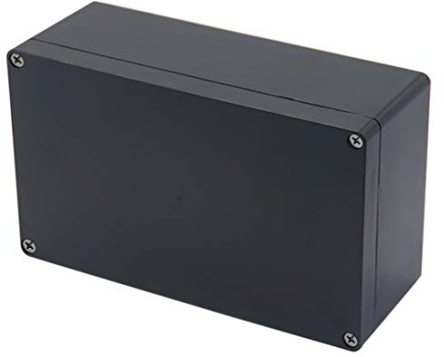Otdorpatio Project Box ABS Plastic Black Electrical Boxes IP65 Waterproof DIY Electronic Junction Box Power Enclosure 7.87 x4.72 x2.95 inch (200x120x75 mm)