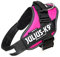 Julius-K9 IDC Powerharness Hundegeschirr mit 2 Patches, Dunkelrosa, Größe 1