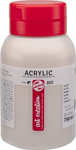 Royal Talens Acrylfarbe im Topf, silberfarben