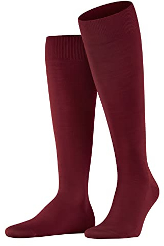 FALKE Herren ClimaWool Kniestrümpfe atmungsaktive klimaregulierende geruchshemmende Wolle Lyocell sehr langlebig verstärkt elegant fein ultra leichtes Gefühl auf der Haut 1 Paar | mit nachhaltigem Garn