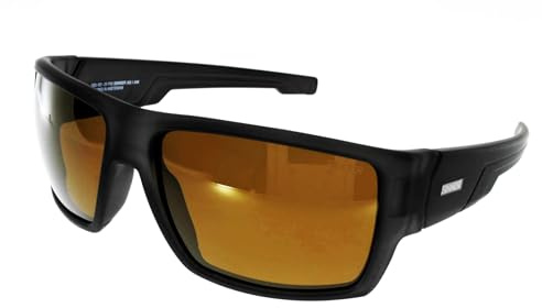 Sinner Morro Matte Cry Light Grey Sintec Brown Gold Mirror Lens Sunglasses