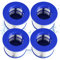 Denkmsd Filter für aufblasbares Spa, Infinite spa filterkartusche für Clever Spa 75 * 100 mm Höhe 75 mm Pool filterkartusch, Filter spa für Aquaparx (4pc)