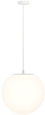 MAYTONI DECORATIVE LIGHTING Moderne Pendelleuchte, Außenleuchte, 1 Licht, aus Kunststoff, Kugel, Weiß, minimalistisch, rund, für 1 x E27 30 W nicht inbegriffen