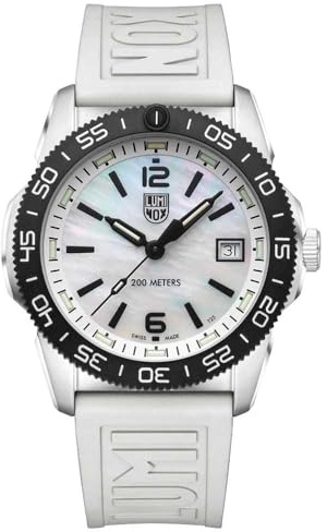Luminox Herren Taucheruhr Pacific Diver mit Silikonarmband, Gehäusedurchmesser: 39 mm, XS.3128M.Set