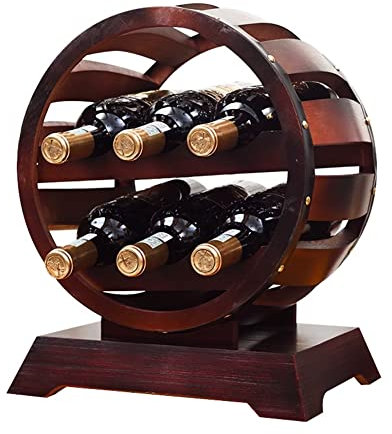 Artiz Soporte De Madera para Vino, Estantería para Vino Estantería De Vino Estante Organizador Rústico De Encimera para Vino para Vinoteca Y Decoración del Hogar