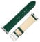 &Diamonds Saffiano Leather Apple Watch Strap 38mm, 40mm, 41mm, 42mm, 44mm, 45mm and 49mm for Men & Women, Genuine Leather Replacement Strap for iWatch Series 6, 7, 8, and 9 (Forest)