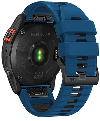 AISPORTS Compatibile con Garmin Forerunner 965/955/945/935/745 Cinturino in Silicone, Cinturino per Orologio Montaggio Rapido da 22mm Cinturino Sportivo di Ricambio per Garmin D2 Delta/D2 Mach 1