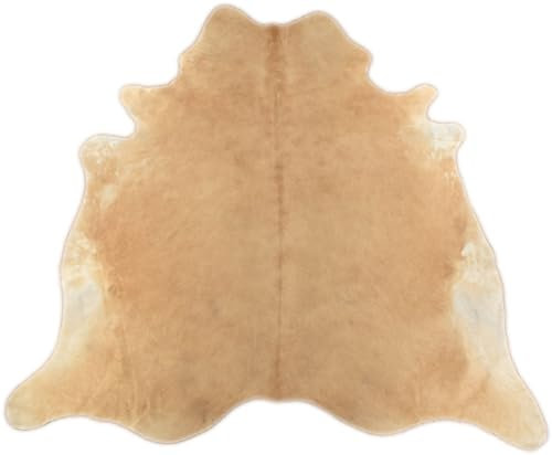 Kuhfelle Online & Nomad KUHFELL RINDERFELL Hellbraun BEIGE 200 x 190 cm KUHFELL Teppich