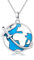Weltkarte Halskette 925 Sterling Silber Weltkarte Flug Anhänger Blau Emaille Flugzeug Erde Weltkarte Schmuck Geschenke für Damen Herren