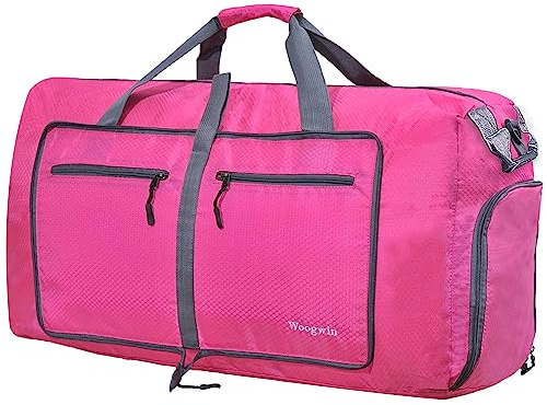 ehsbuy 100L Reisetasche Groß Faltbare Sporttasche Herren Damen mit Schuhfach Taschen Wasserdicht Saunatasche Travel Bag für Sports Urlaub Gym Übernachtung