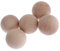 5 x Hartholz-Kugeln aus massiver natürlicher Buche, zum Basteln, 50 mm