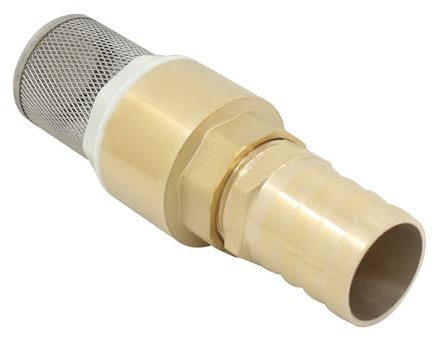 Clapet de pied de pompe vanne crépine pompe avec clapet anti retour avec filtre pour tuyau aspiration pompe à eau jardin