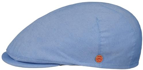 Mayser Sidney Gomera Schirmmütze Flatcap UV-Schutz Made in EU Herren Frühling Sommer blau 58 cm