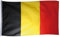 Murago - Belgien Fahne ca. 90x60 cm mit Metallösen - belgische Hiss Flagge klein ca. 60x90 cm Fanartikel Dekoration Garten wetterfest