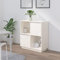 HETFTJN Sideboard, Highboard Besenschrank Flurschrank Apothekerschrank Geeignet für Badezimmer Wohnzimmer Dorm Schlafzimmer Weiß 74x35x80 cm Massivholz Kiefer