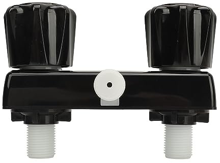 Wohnmobil-Duscharmatur – Wohnmobil-Duscharmatur – mit 2 Knöpfen – 10,2 cm Duschventil-Umsteller – für Wohnmobil-Boot-Außen- und Innendusche (B)