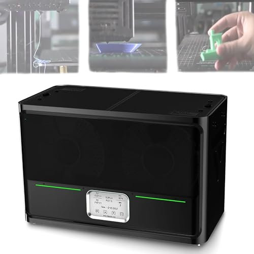 3D-Druck-Filament-Trocknerbox, 330 W, 4 Spulen, Filament-Aufbewahrungs-Dehydrator, automatische Feuchtigkeitskontrolle und Temperaturausgleich und fortschrittlicher Dreifachventilator, für PLA, TPU
