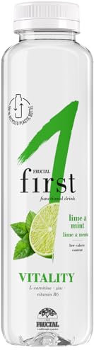 Acqua Funzionale Lime e Menta | Acqua Rica di Zinco - Magnesio - Carnitina e Vitamina B6 | 3 Bottiglie da 0,5 l | Senza Dolcificanti | Vitality