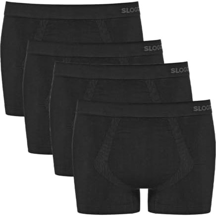 Sloggi - Men GO Smooth - Retro Short/Pant - 4er Pack (XL Schwarz)