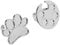 CRILSTYLEO Pcs Nail Art Ring Pallet Professional Nail Mixing Tray for Gel Polish Easy-clean Alloy Material Compact Size Unique Shape Design