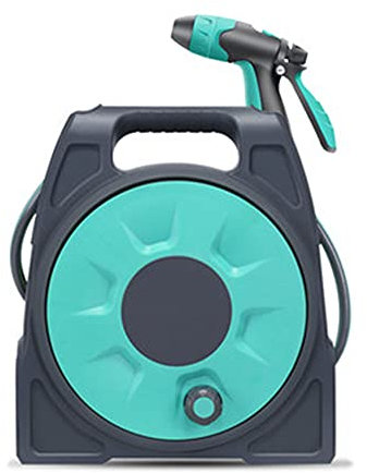 Enrouleur de tuyau rétractable, enrouleur de tuyau d'arrosage portable Mini enrouleur de tuyau d'arrosage de 15,2 m, support mural for enrouleur de tuyau caché for nettoyer la terrasse, laver la voitu