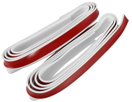 MOLUCKFU Selbstklebende Flexible Regenrinnenumleitung Aus Weißem Silikon 2m Mit Regenschutzleiste Für Wohnmobildächer Und Outdoor Einsatz