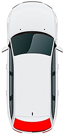 VREFOEAX Coche Sun Shade para Jeep para Renegade 2015-2022 Parasol Magnético Coche Parabrisas Delantero Ventana Lateral Trasera Cortina Parasol Parasol Coche(Rear Windshield)