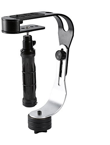 Videostabilisator, mit Wasserwaage und Daumenstabilisator für DSLR-Kamera-Camcorder, Professionelle Hand- für Klare Videos