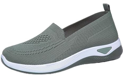 Lagerangebote Ausverkauf Gebrauchte Orthopädische Schuhe Damen On Sneakers - Sommer Leicht Walkingschuhe Turnschuhe Atmungsaktive Lässige Komfort Laufschuhe Breite Fuß Orthopädische Trainer