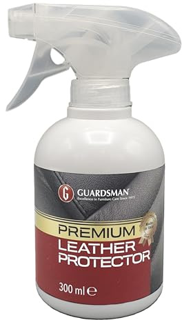 Guardsman Premium Long Lasting Protector Spray for Leather - 300 ml | Long Lasting Protection for Leather Upholstery & Car Interiors. Water-Based, Gentle Formula. Not Suitable for Nubuck or Suede