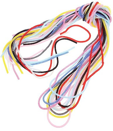 SHINEOFI 12 Stück Kabel Protector Spirale Datenkabel Schutz Mit 1,4m Länge Bunte Kabelmuffe Zum Verhindern Von Kabelbruch Und Verdrillung Universelle Datenkabelsparer Für Schreibtisch Und Reisen