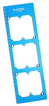 MotiveTech Electrical Plug Stencil Tool for Socket Opening Template Mold and Wall Boxes, B