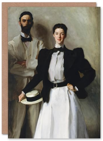 Artery8 John Singer Sargent Art Card Mr And Mrs Stokes Portrait
