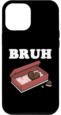 Chocolate Gone BRUH Funny Empty Candy Box Valentine Novelty Case for iPhone 12 Pro Max