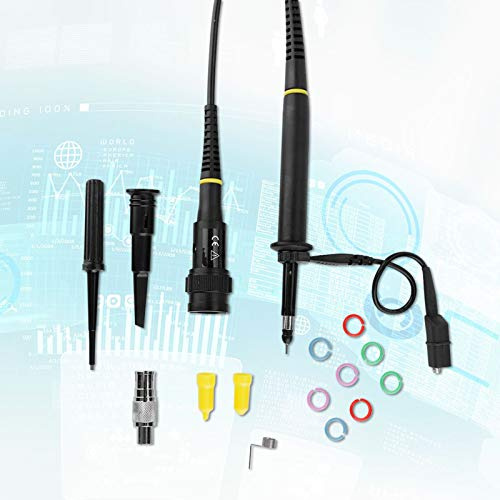 Xiuganpo P4250 250MHz 2KV Oscilloscope High Voltage Probe Kit for Precise Test Clamp/Holder BNC Lead, Compact Size Accessories for Electronics Enthusiasts