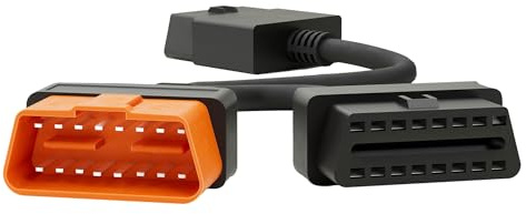GPSauge OBD Y-Kabel Verlängerung (35 cm) – für digitales Fahrtenbuch Jammer.net OBD von GPSoverIP – OBD-Port weiterhin nutzbar, verdeckte Installation, Diagnose & Telemetrie kompatibel