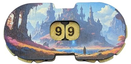 JDR Lebenszähler – kompaktes & langlebiges Zubehör – Punktmarker für Rollenspiele, Karten & Brettspiele – (Die Zitadelle)