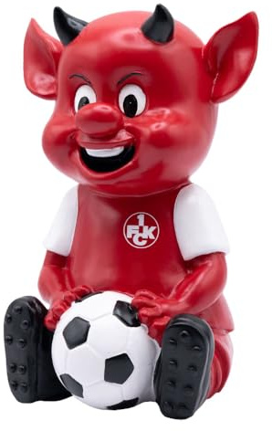 1. FC Kaiserslautern Spardose ** Betzi **, ca. 11 x 12 x 17,2 cm, Polyresin