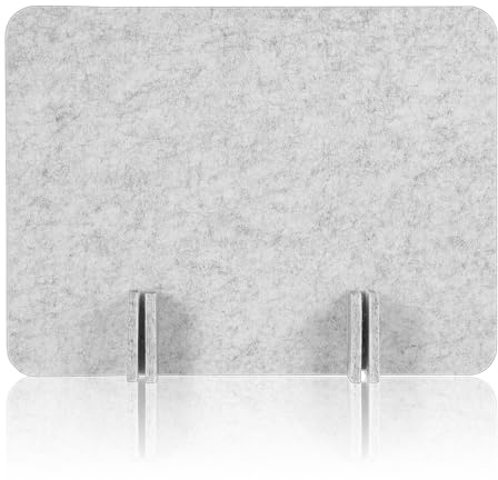 GALPADA Paravent Acoustique en Feutre pour Bureau Panneau de Confidentialité Autoportant, Séparateur de Bureau pour Étudiants et Professionnels, Installation Rapide Outils